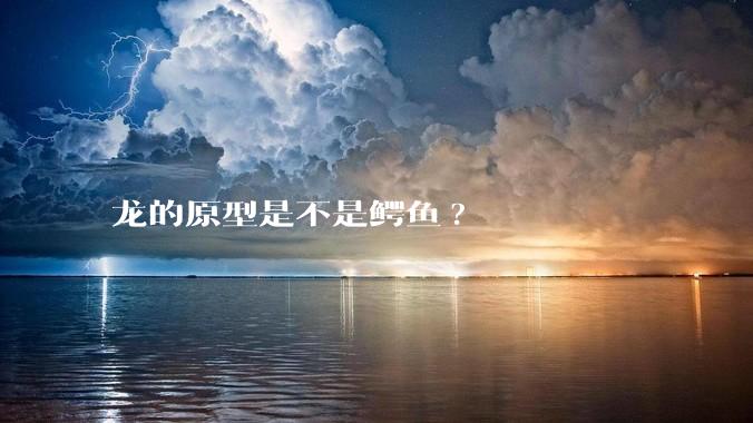 龙的原型是不是鳄鱼?
